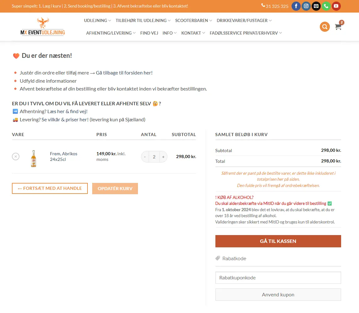 mxeventudlejning 01 Hjemmesider og apps hos orimo